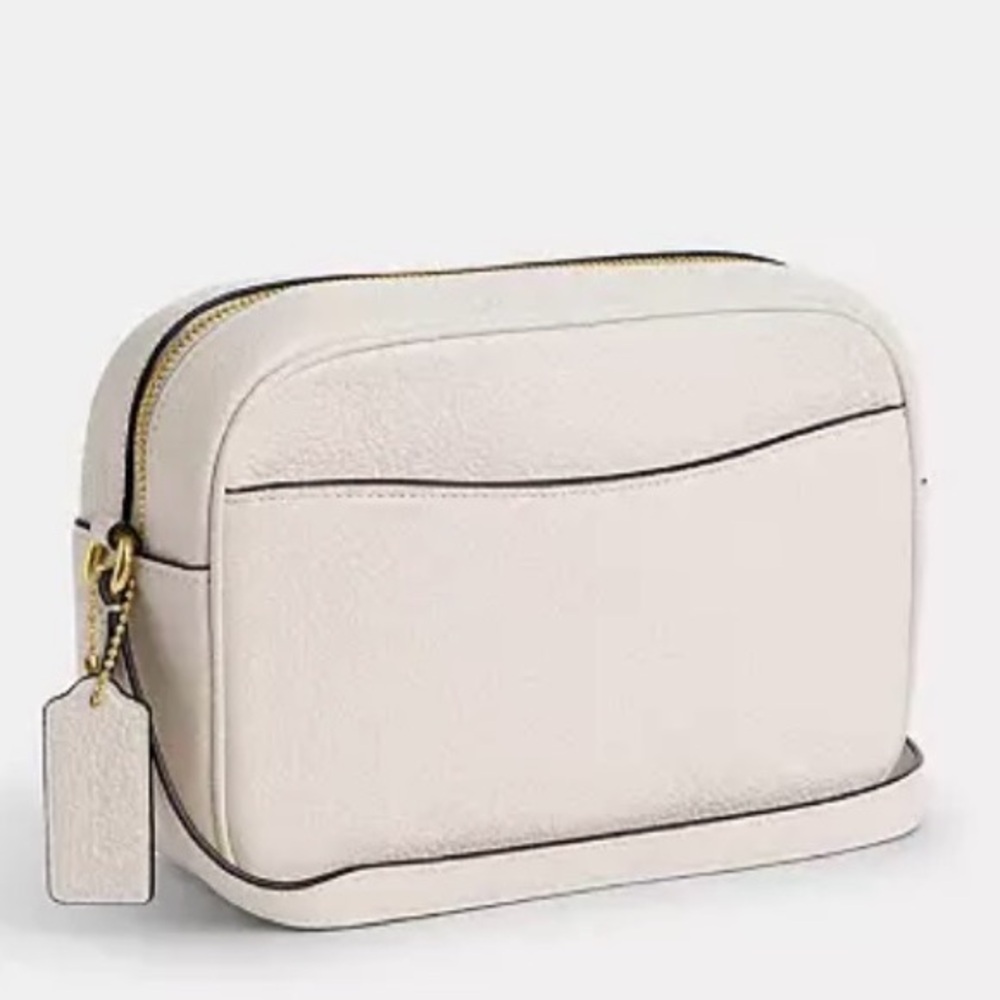 Coach Mini Jamie Camera Bag in Chalk and Gold. - Picture 2 of 13
